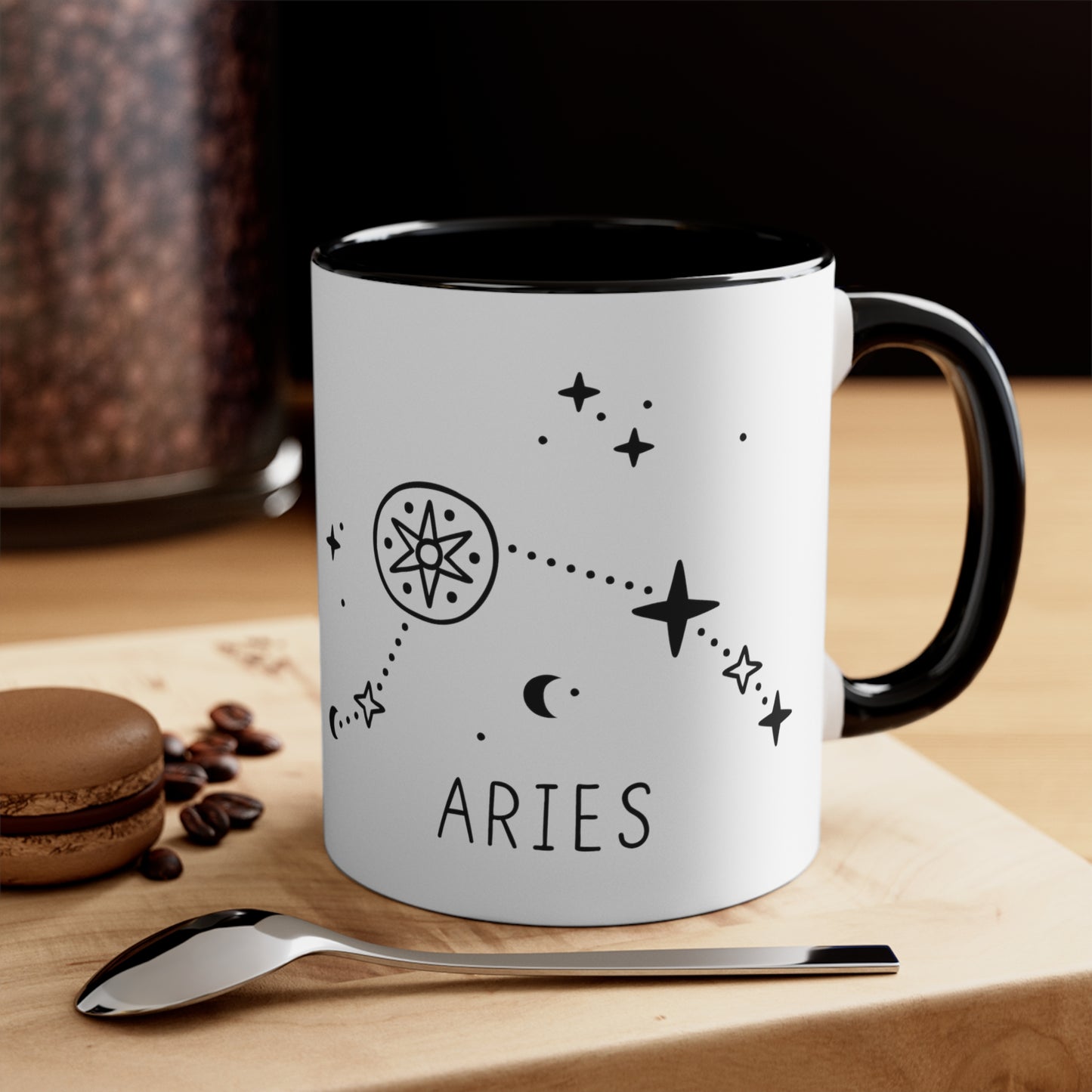 Aries constellation coffee mug