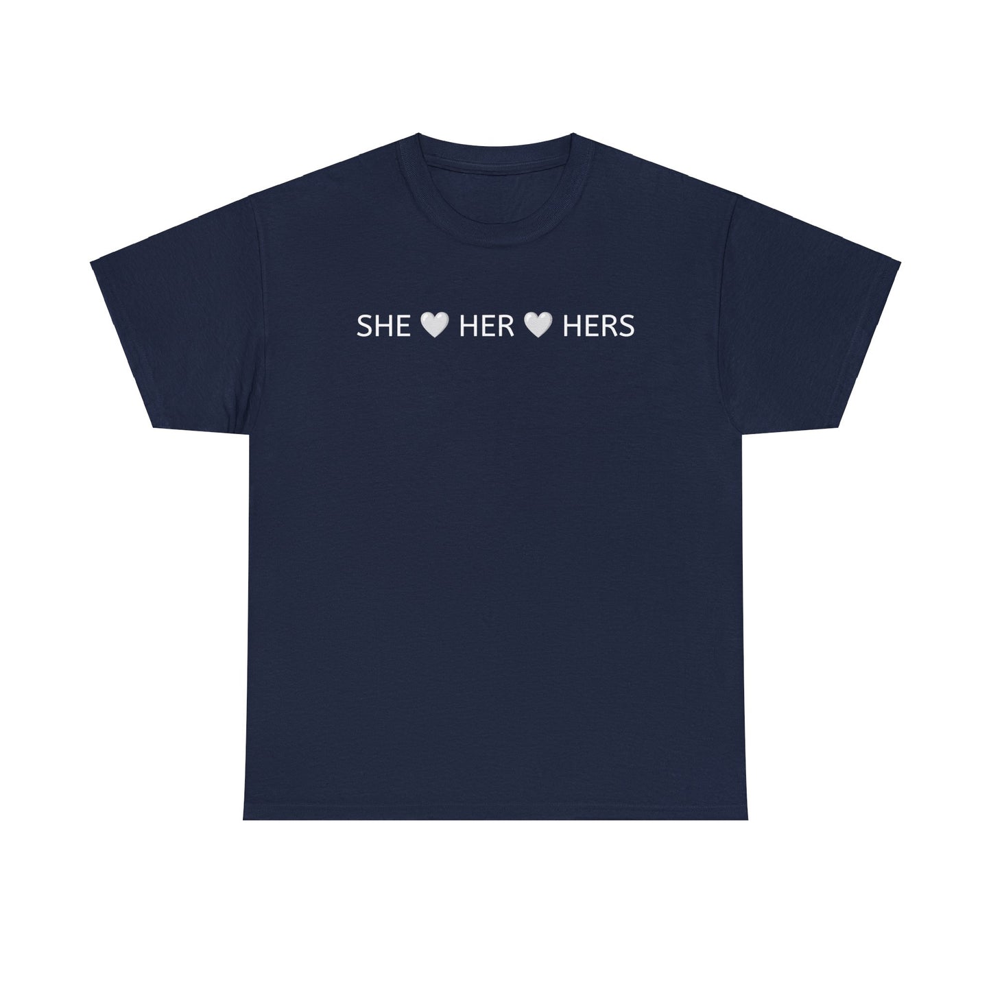 She/Her Unisex Cotton Tee