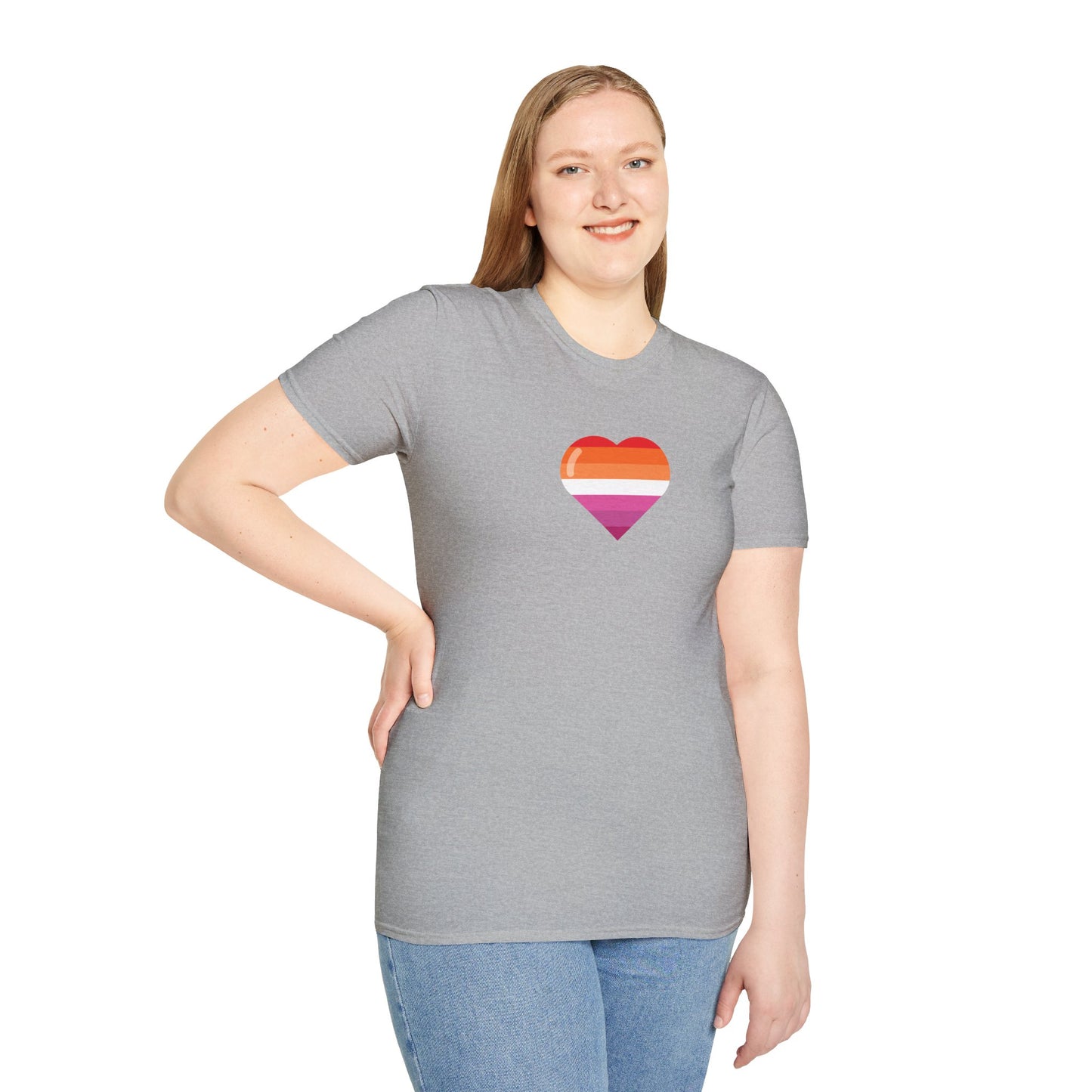 Lesbian heart tee