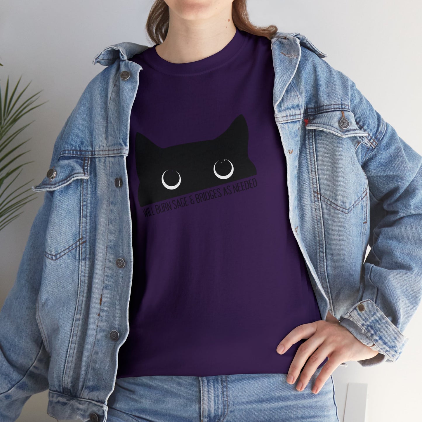 Black Cat Cotton t-shirt