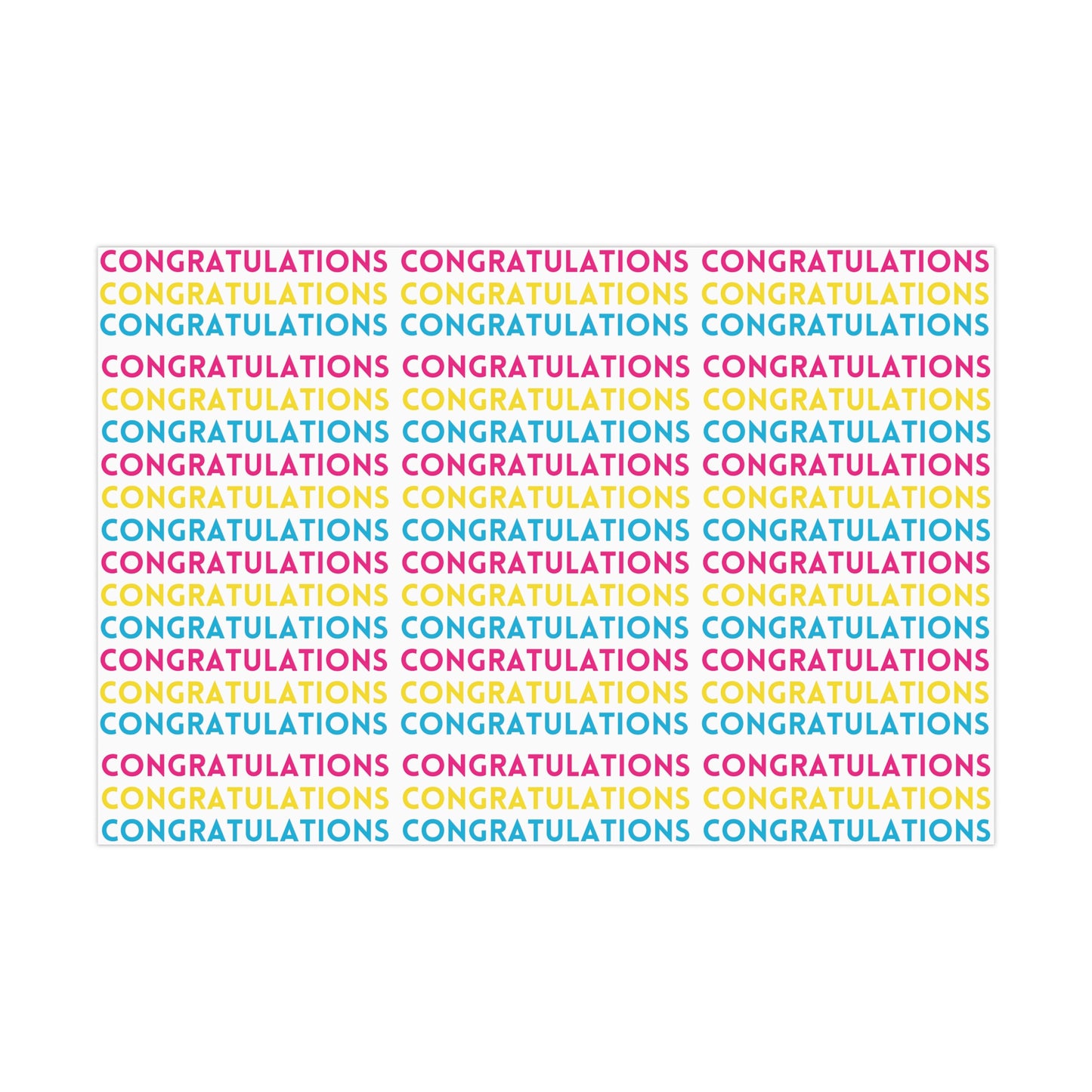 Congratulations (P) Gift Wrap