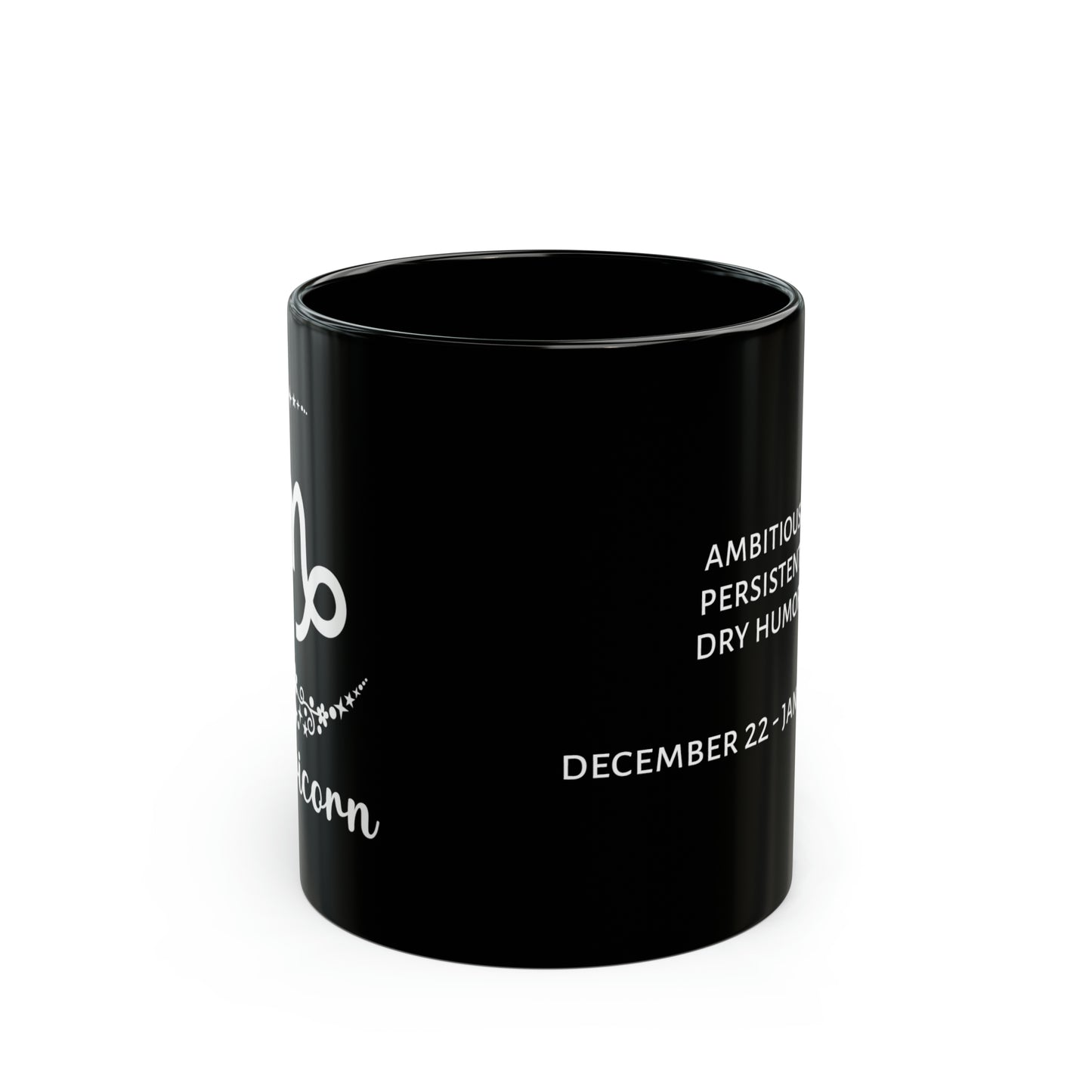 Capricorn crescent moon mug