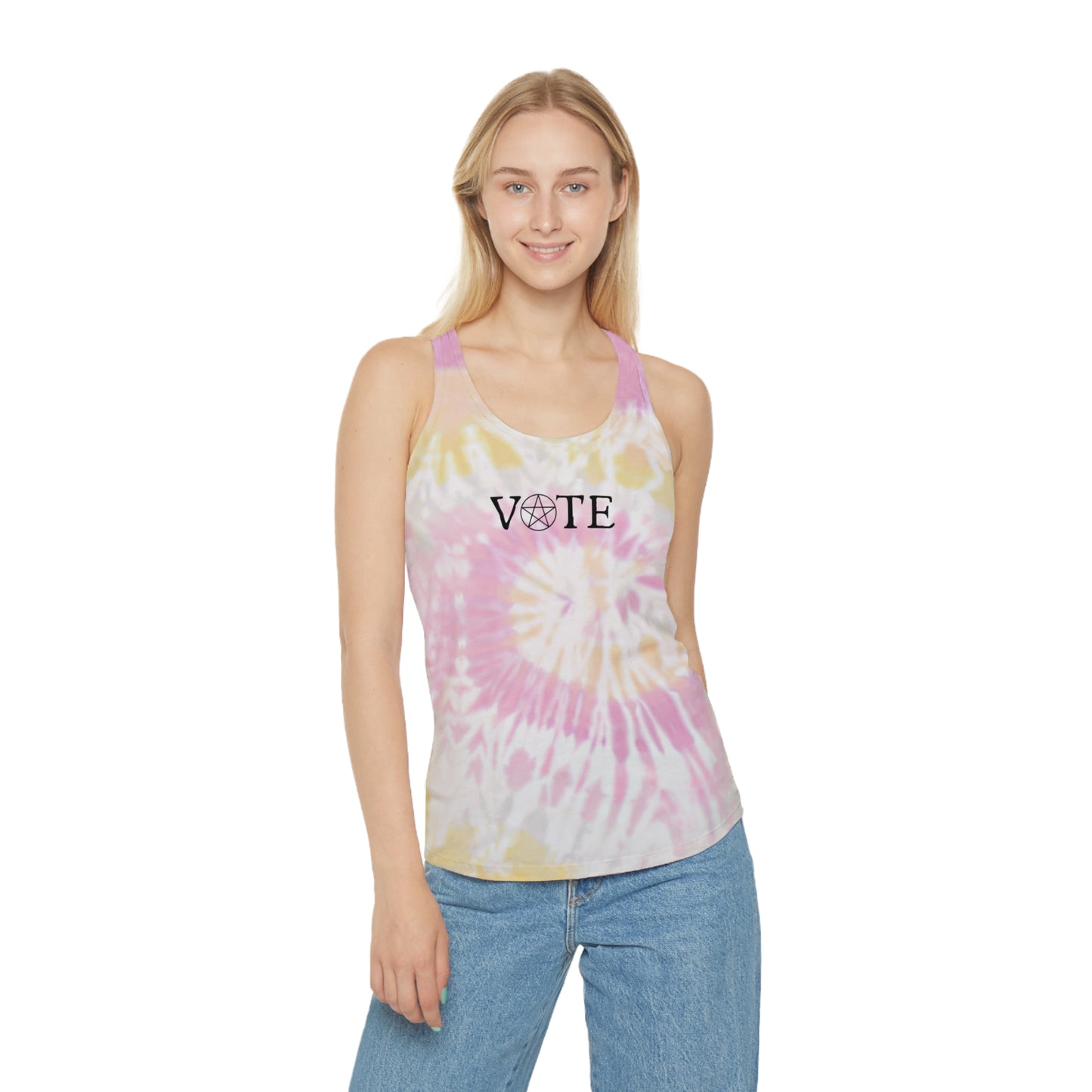 VOTE Tie Dye Tank Top