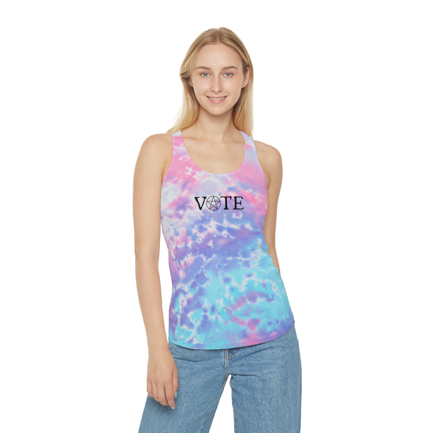 VOTE Tie Dye Tank Top