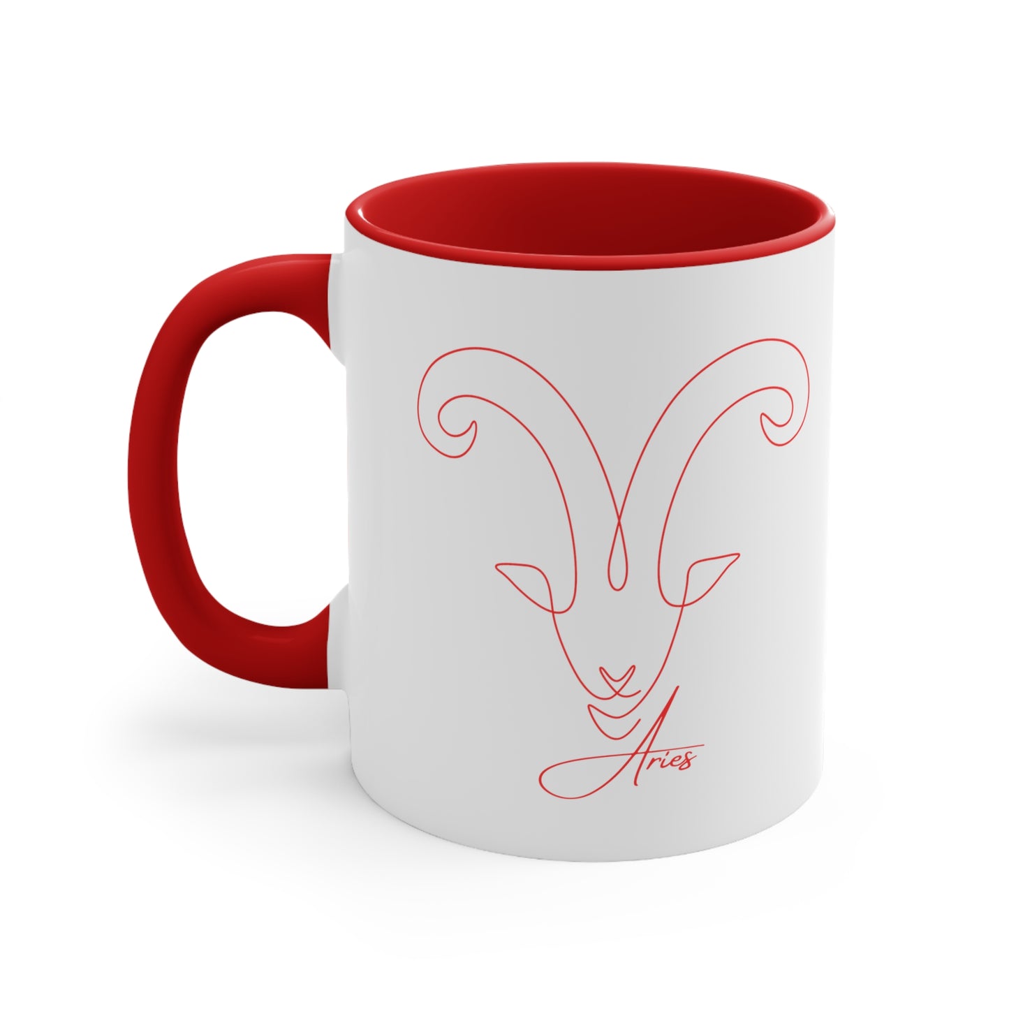 Abstract Aries coffee mug