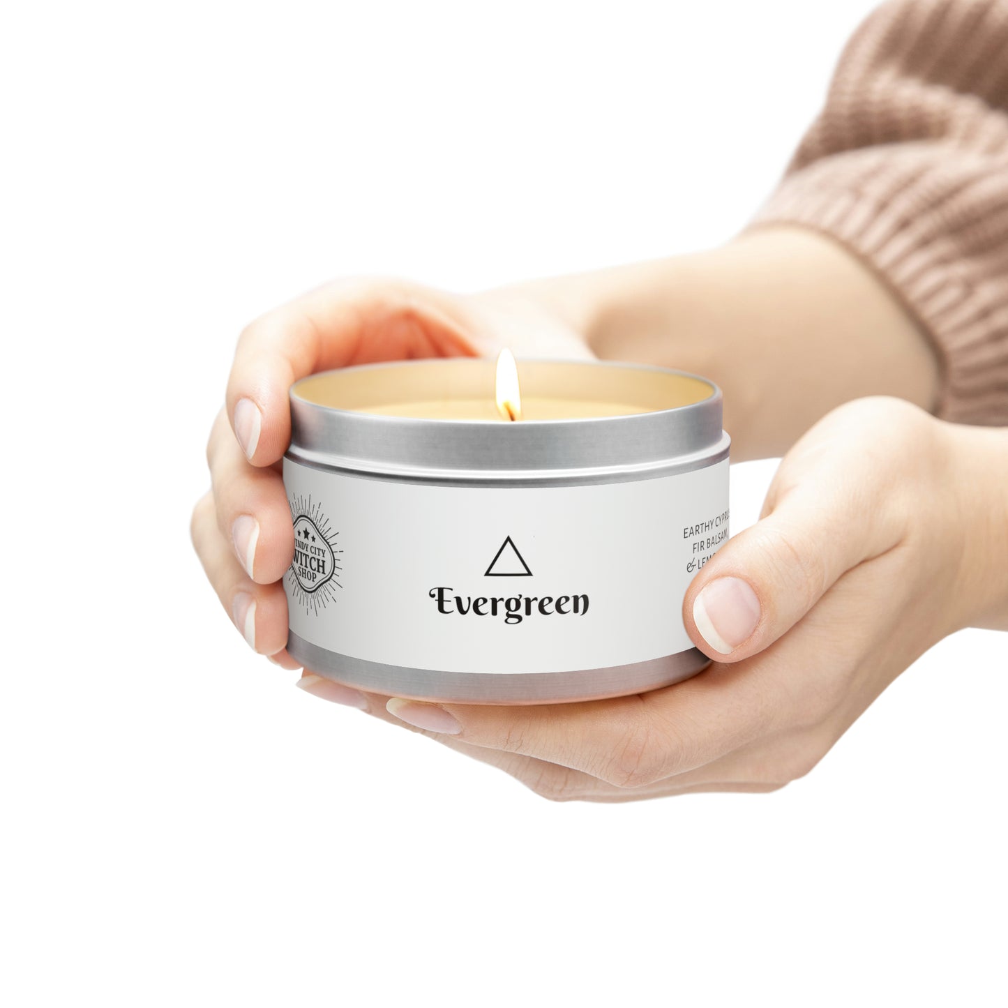 Evergreen - tin candle, scented
