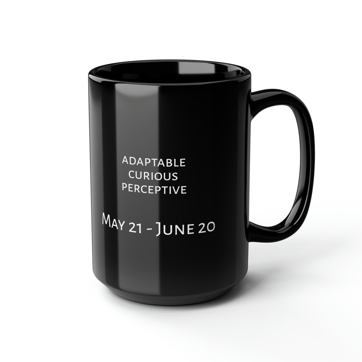 Gemini crescent moon mug