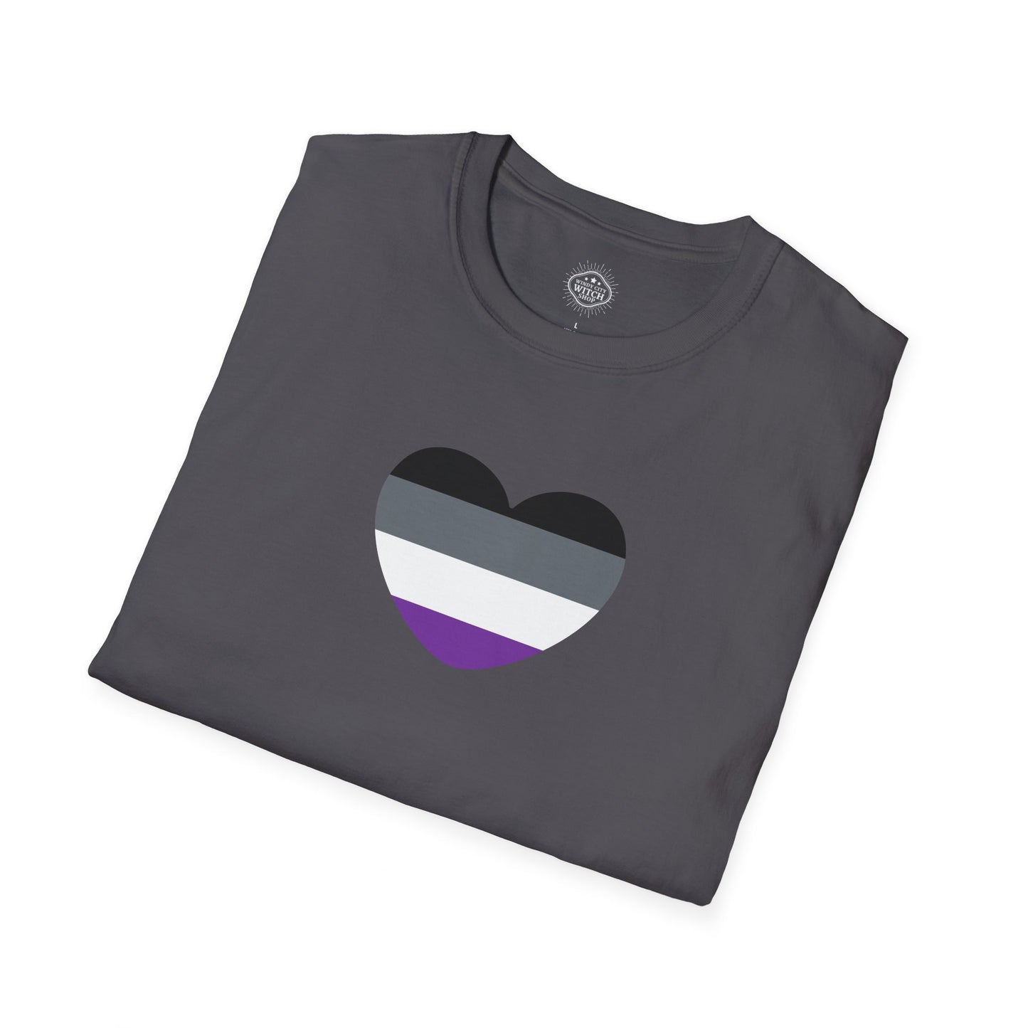 Asexual heart tee