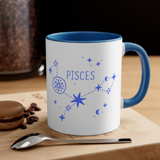 Pisces constellation coffee mug