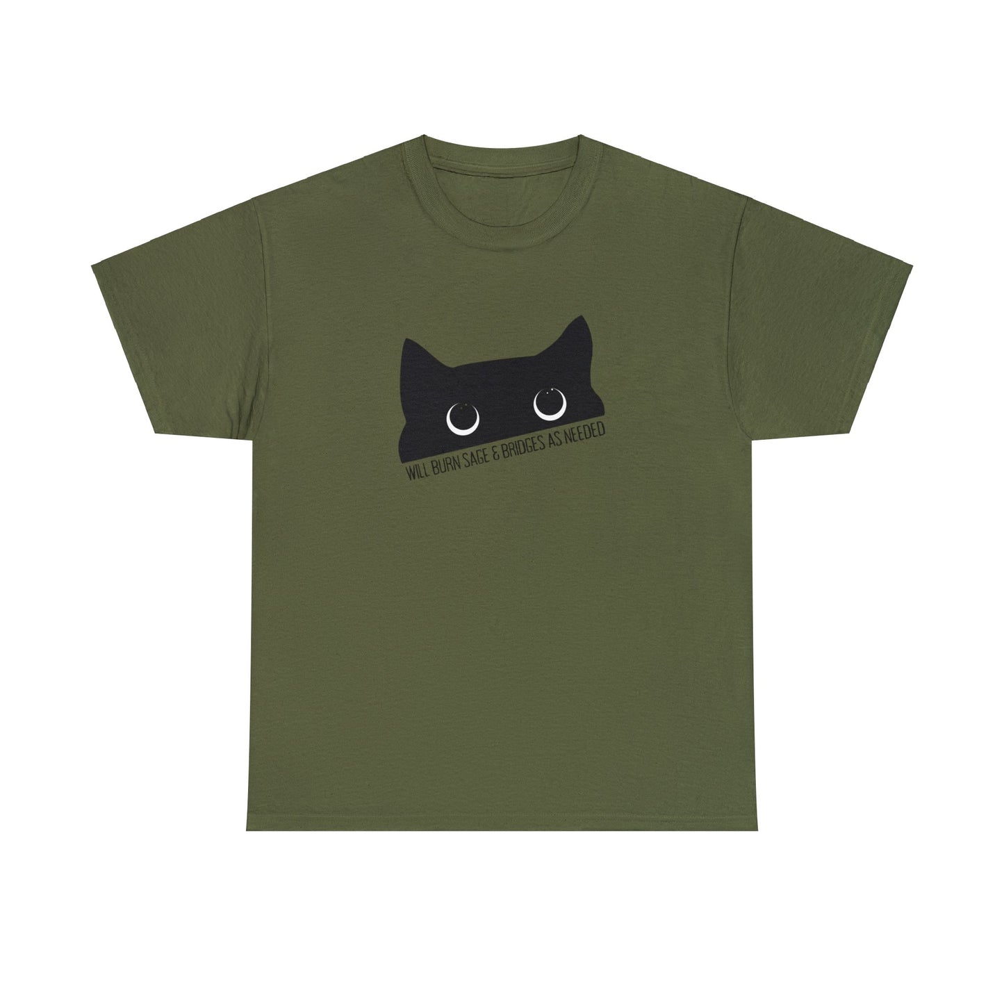 Black Cat Cotton t-shirt