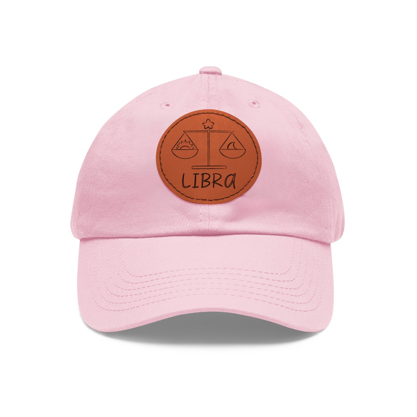 Cute Libra Hat, Vegan Leather Patch