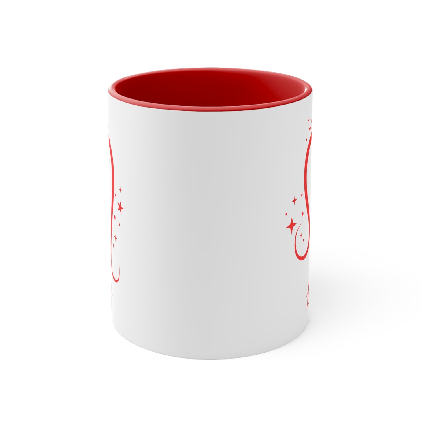 Leo glyph & stars coffee mug