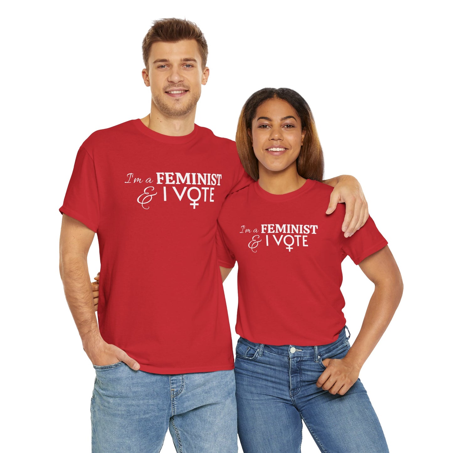 "I'm a FEMINIST & I vote" t-shirt
