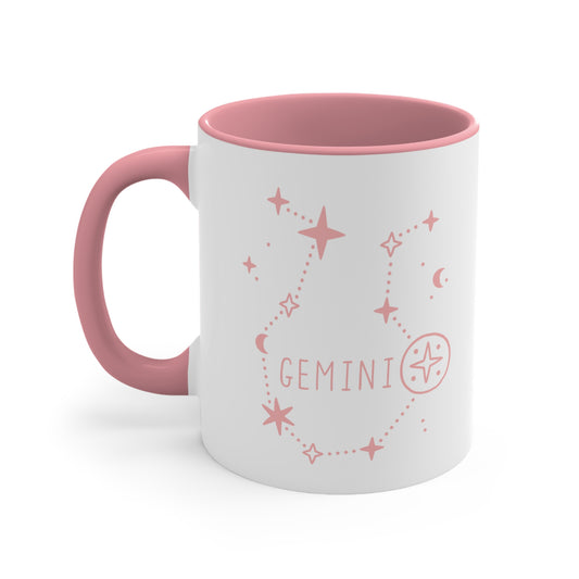 Gemini constellation coffee mug