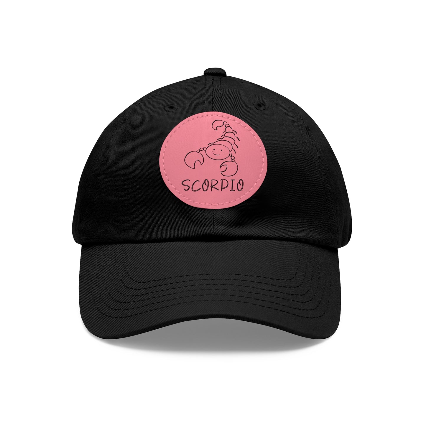 Cute Scorpio Hat, Vegan Leather Patch