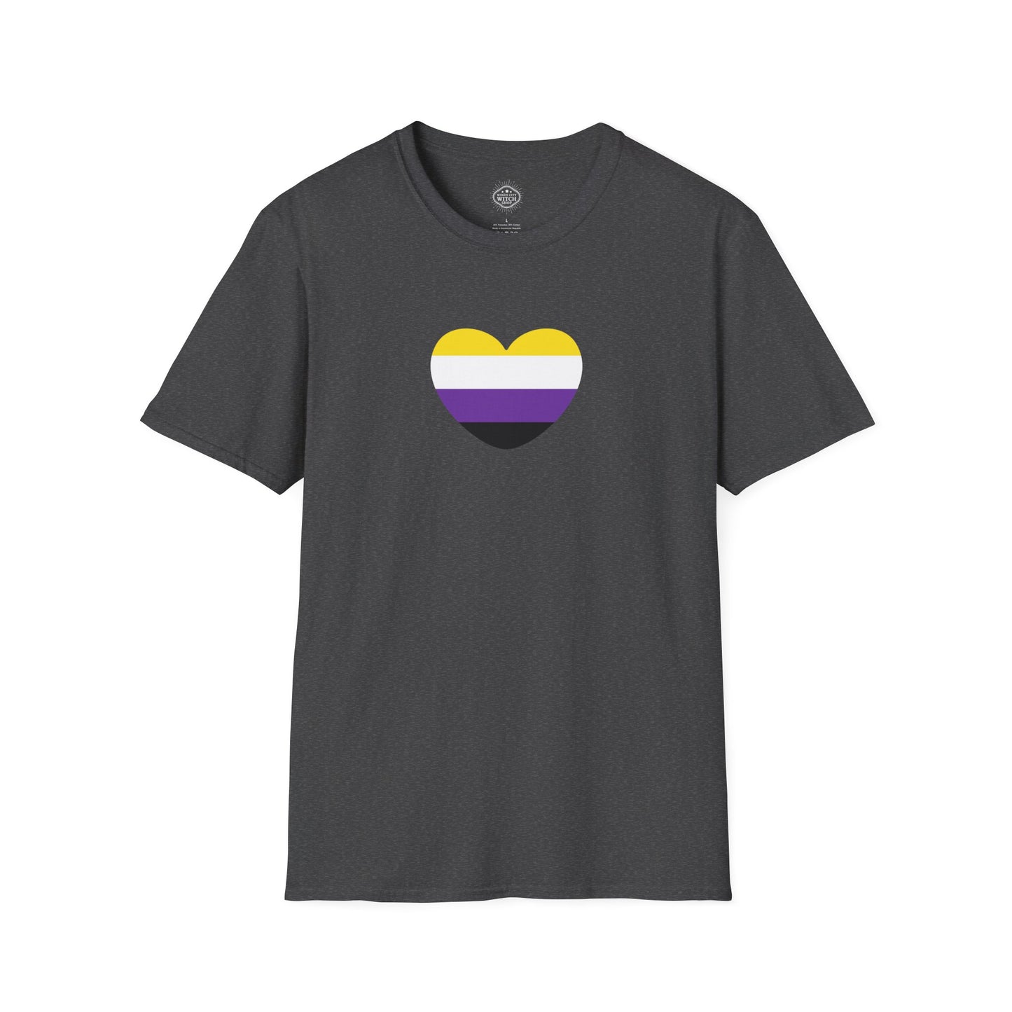 Non-binary heart tee