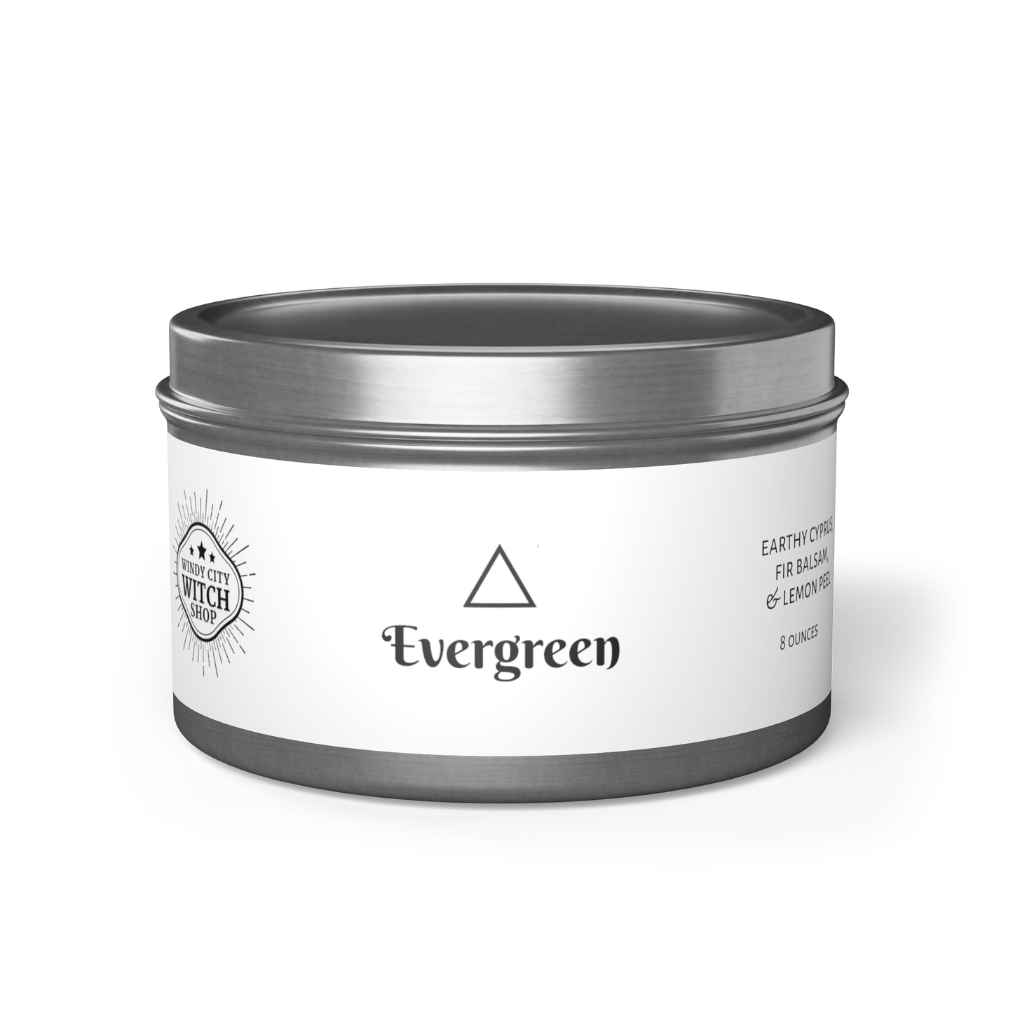 Evergreen - tin candle, scented