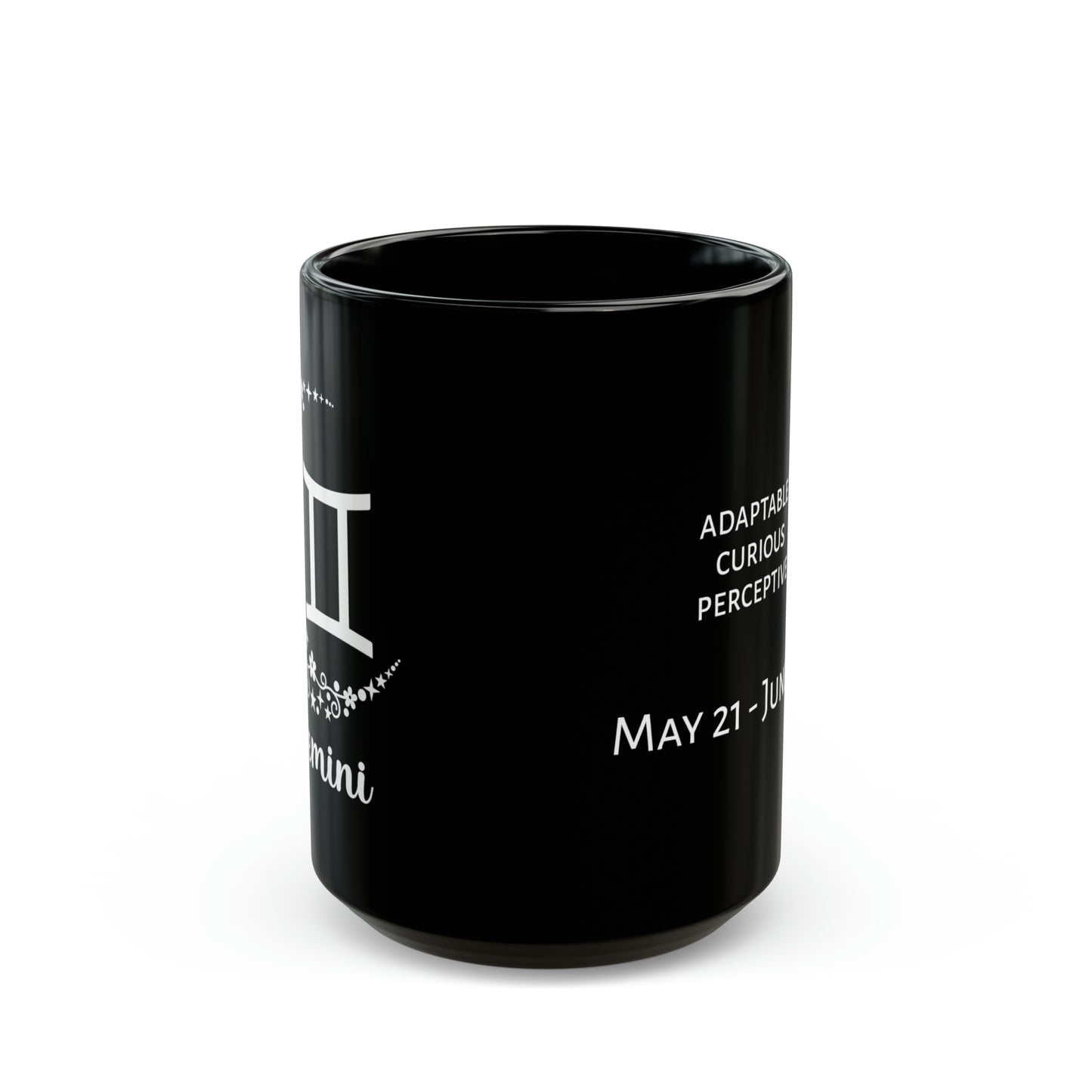 Gemini crescent moon mug