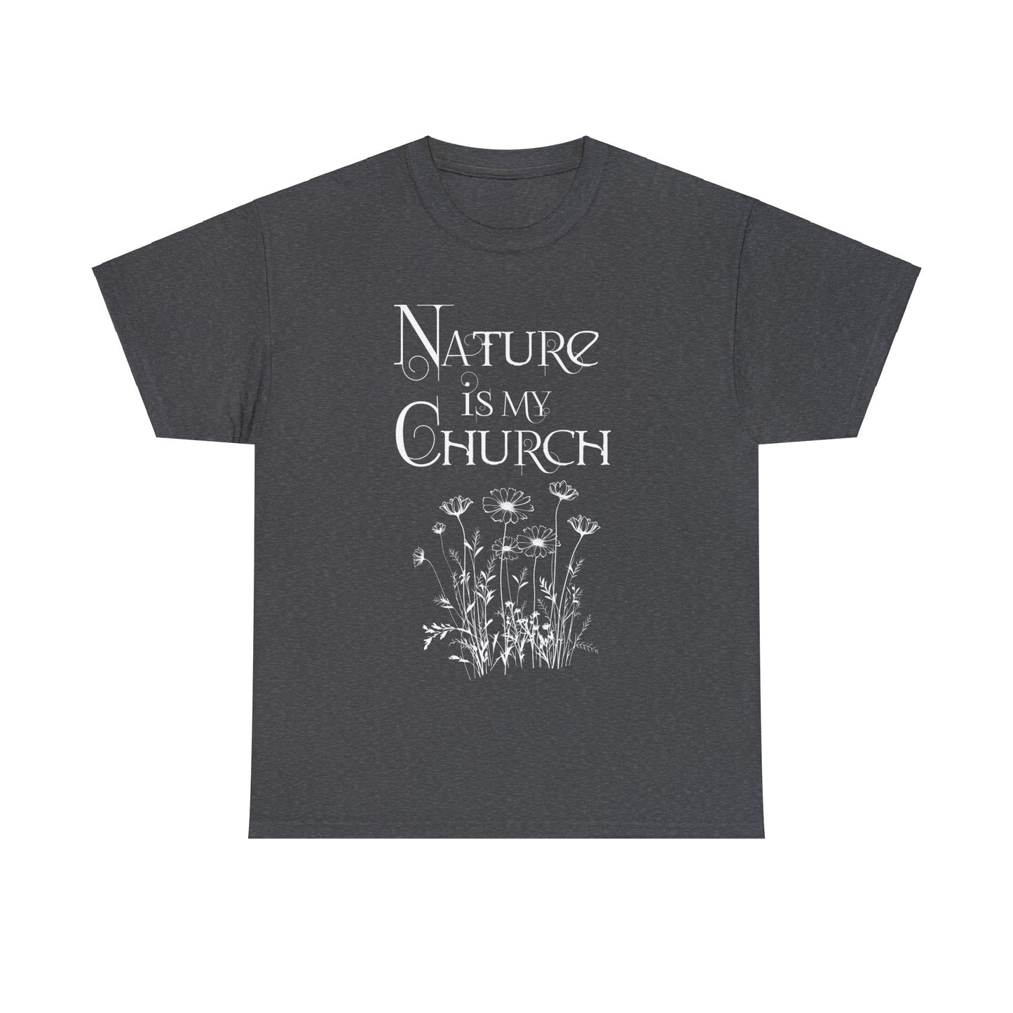 Nature is my church Cotton t-shirt