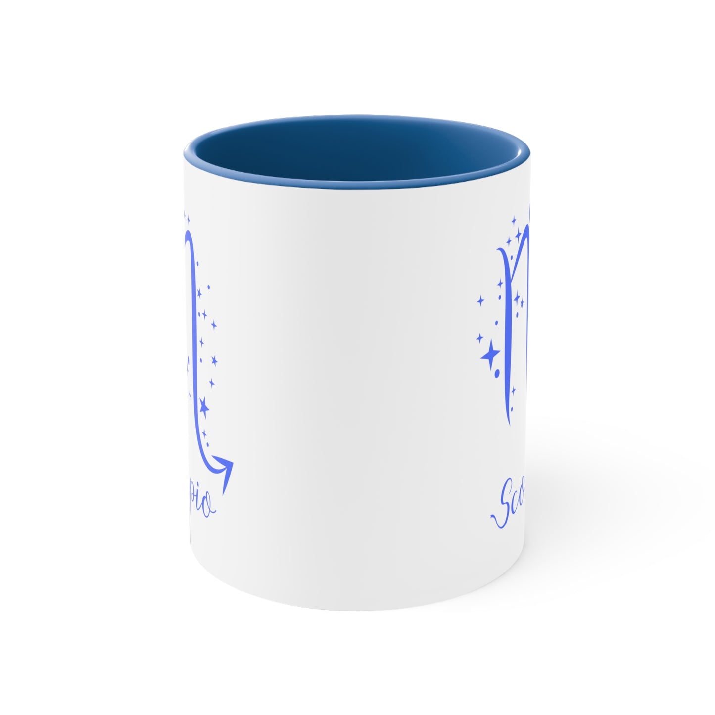 Scorpio glyph & stars coffee mug