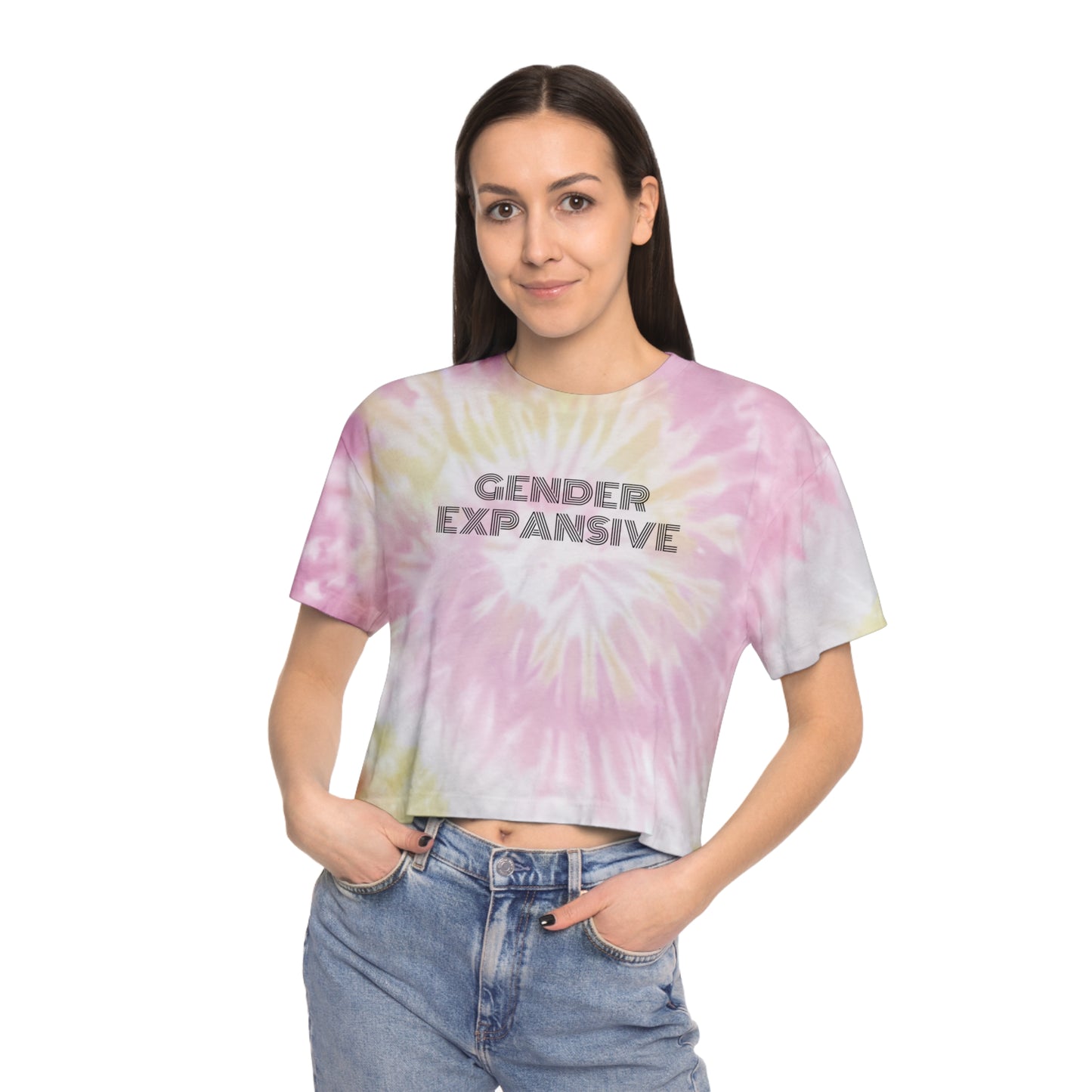 Gender Expansive Tie-Dye Crop Tee